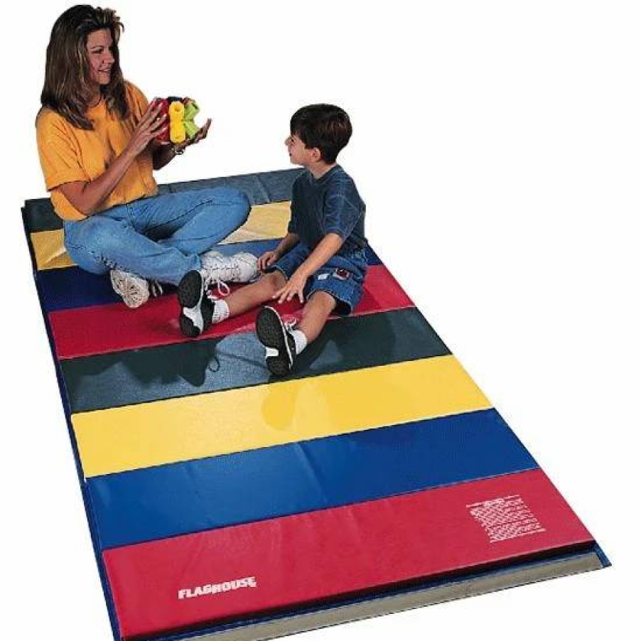 Physical Education * | Flaghouse Rainbow Mat 4 Sided Hook & Loop 4 X 8