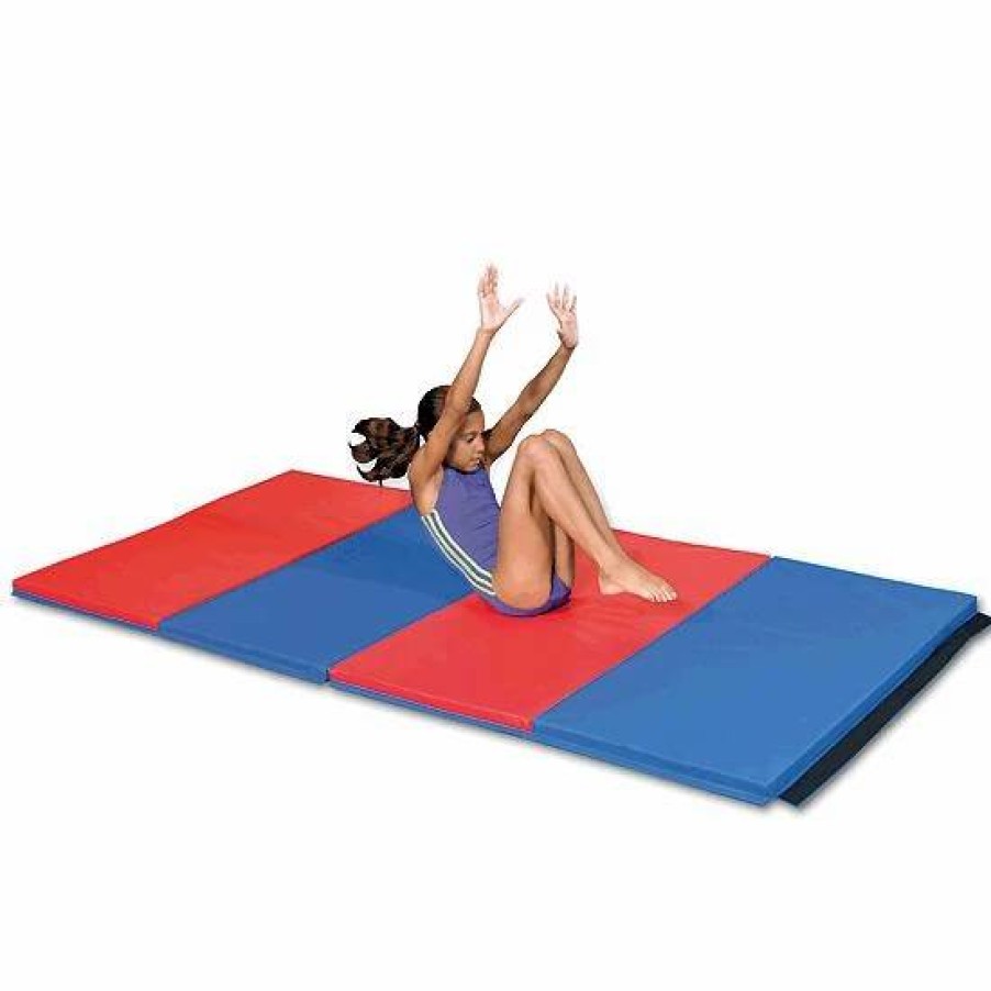 Physical Education * | Envirosafe 2 Folding Mat 4 X 6 With 2-Sided Hook & Loop