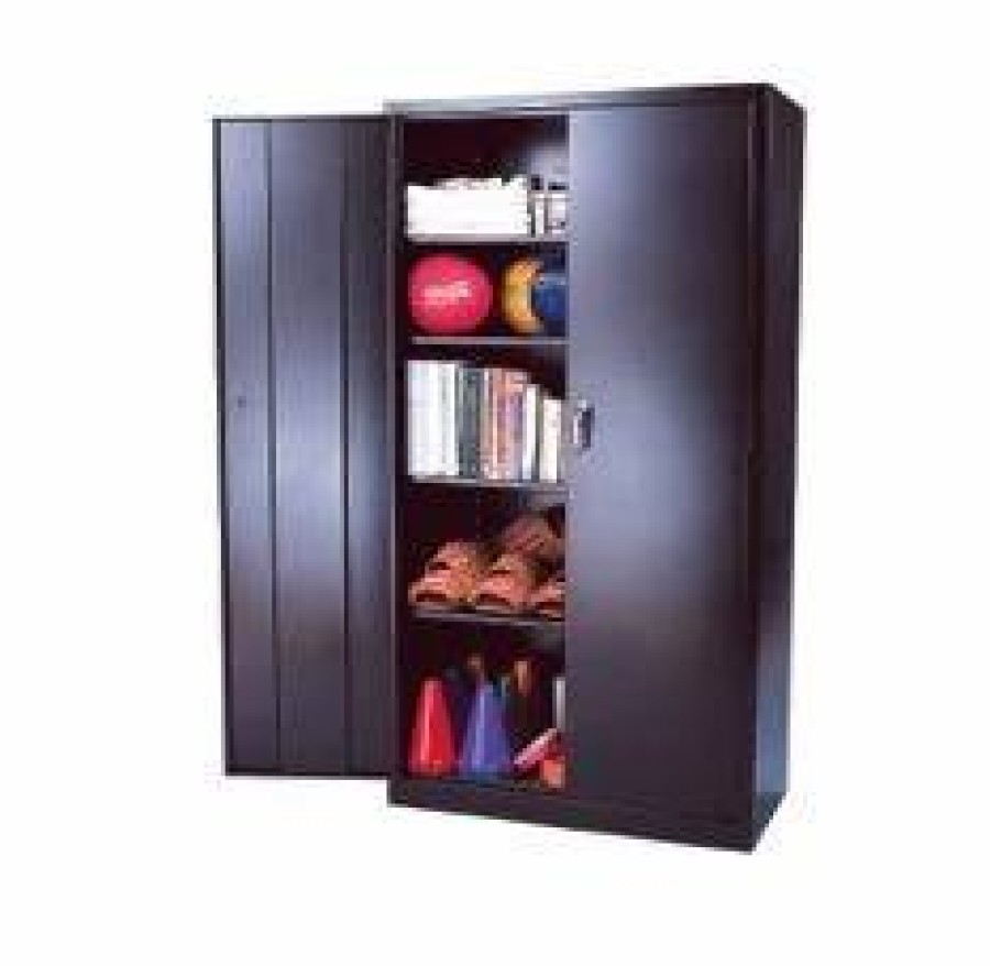 Physical Education * | Steel Storage Cabinets 4 Shelves 36" X 24" X 72