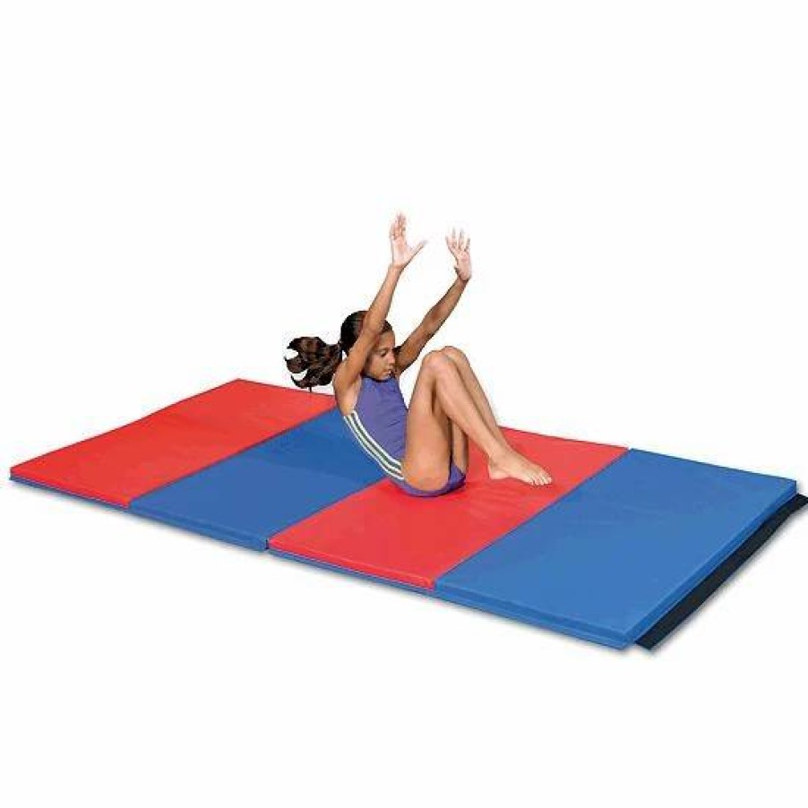 Physical Education * | Envirosafe 2 Folding Mat 4 X 8 With 2-Sided Hook & Loop