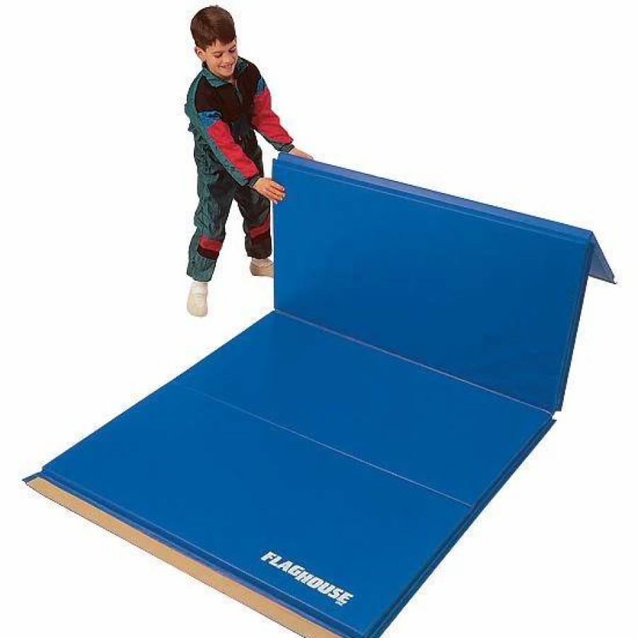 Physical Education * | Deluxe 2 Panel Mat 4 Sided Hook And Loop Fasteners 4 X 12