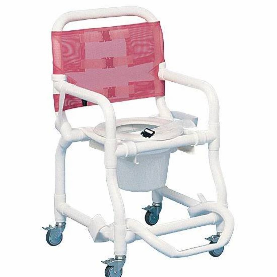 Daily Living * | Wheeled Deluxe Shower Chair & Commode